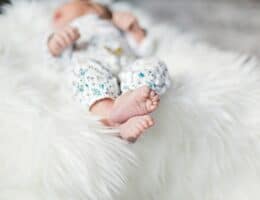 Image of newborn babies feet, related to post on how to choose the perfect baby name