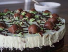 Mint Aero Cheesecake