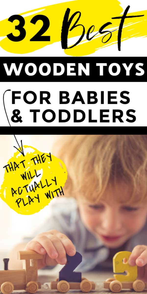 32 Best Wooden Toys For Babies & Toddlers